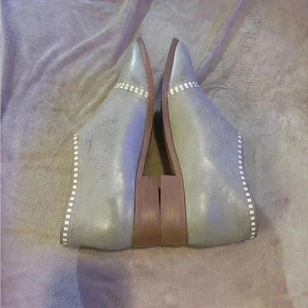 MI.IM SIDE CUTOUT SLIP-ON ANKLE BOOTIE‎ MINT GREY